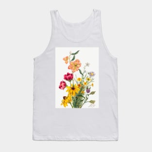 Roses, Group of Flowers (1881) by Mary Vaux Walcott, art painting Tank Top